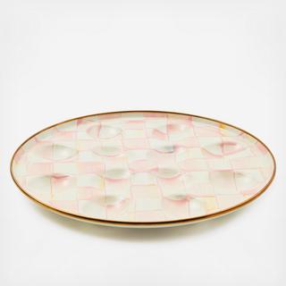 Rosy Check Stainless Steel Egg Plate