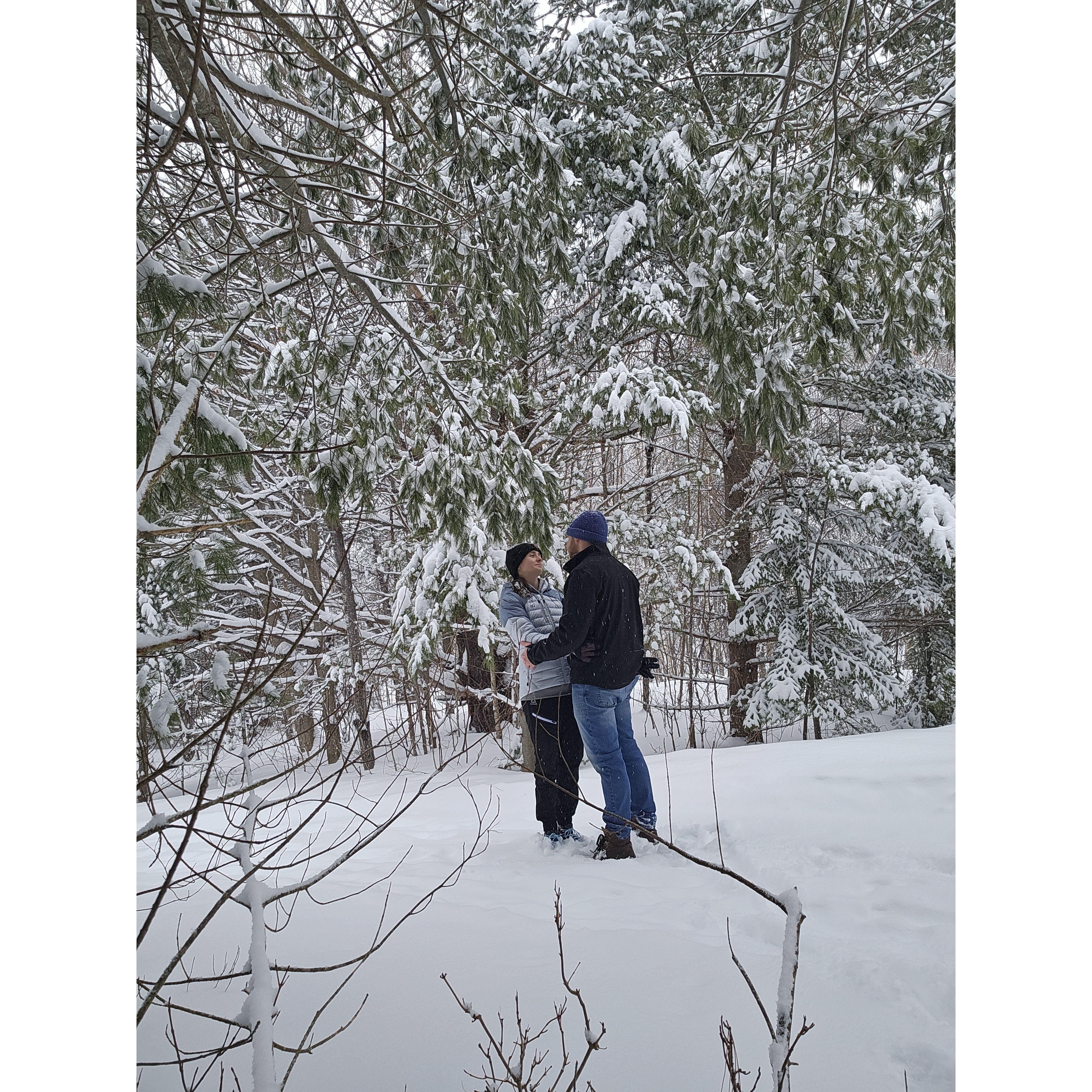 A winter walk through Nara where we first started running together