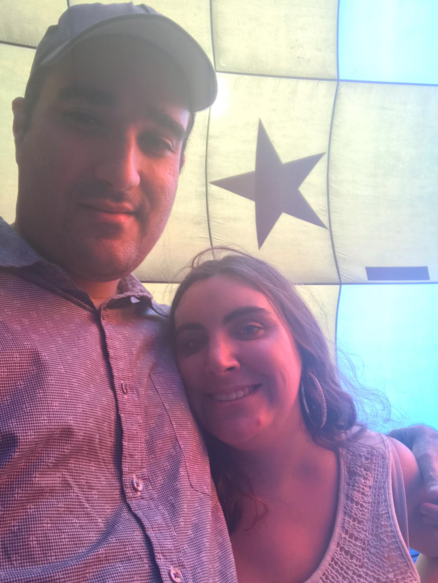 At the annual 2019 Sumner Festival in Sanders Ferry Park in Hendersonville TN. Inside a hot air balloon.