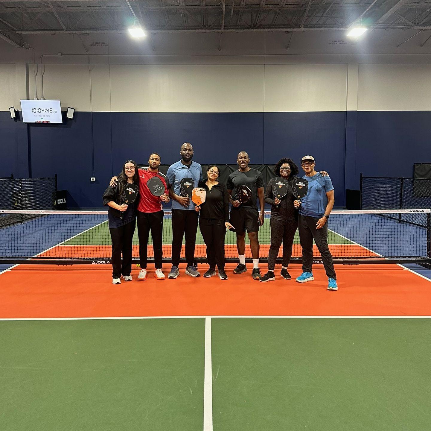 Pickleball with Ricketts fam and Handel