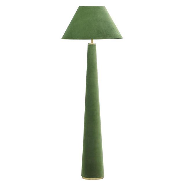 Tov Furniture Graham Moss Green Velvet Floor Lamp