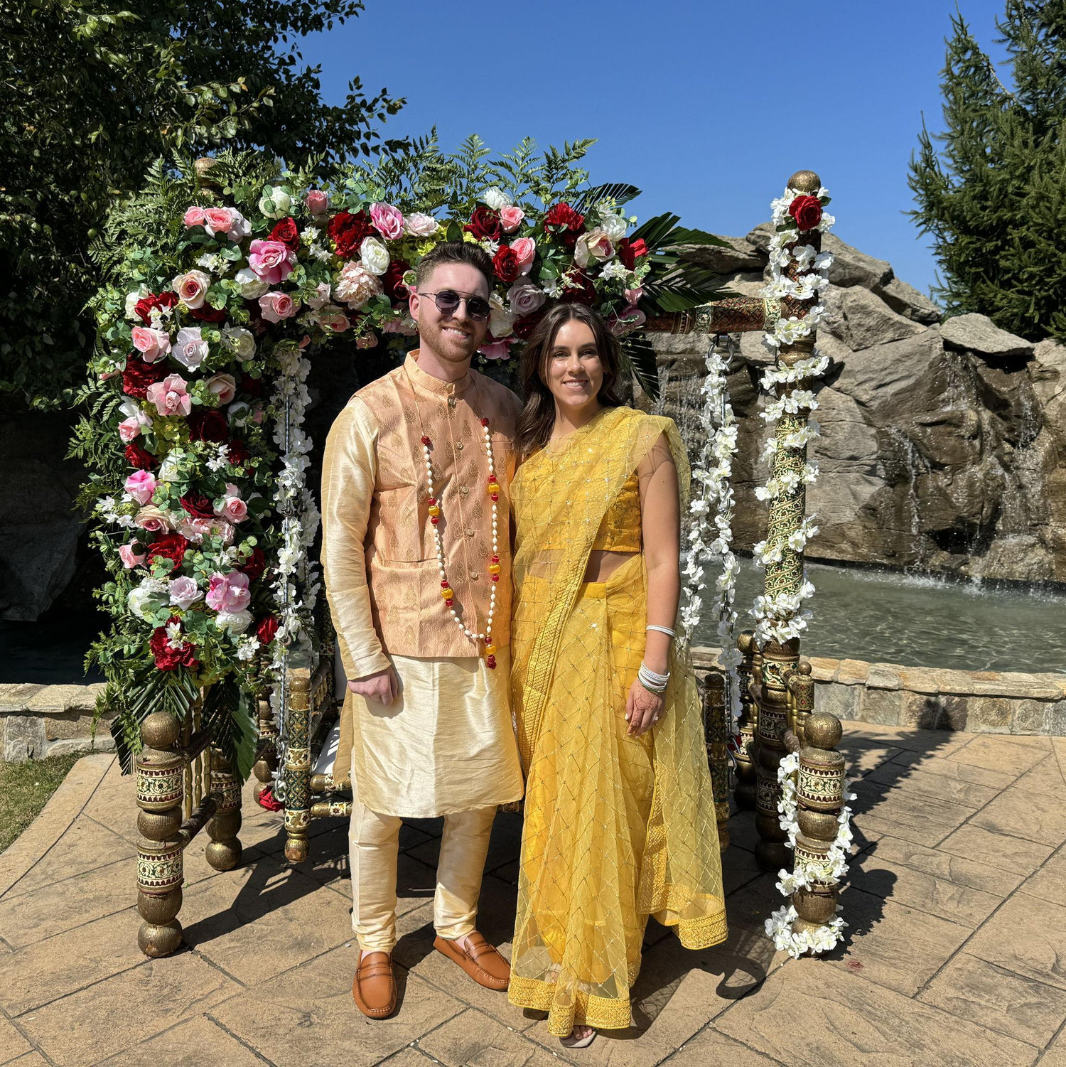 We took this at Mike and Shreya's Hindu wedding ceremony on September 15th, 2024!