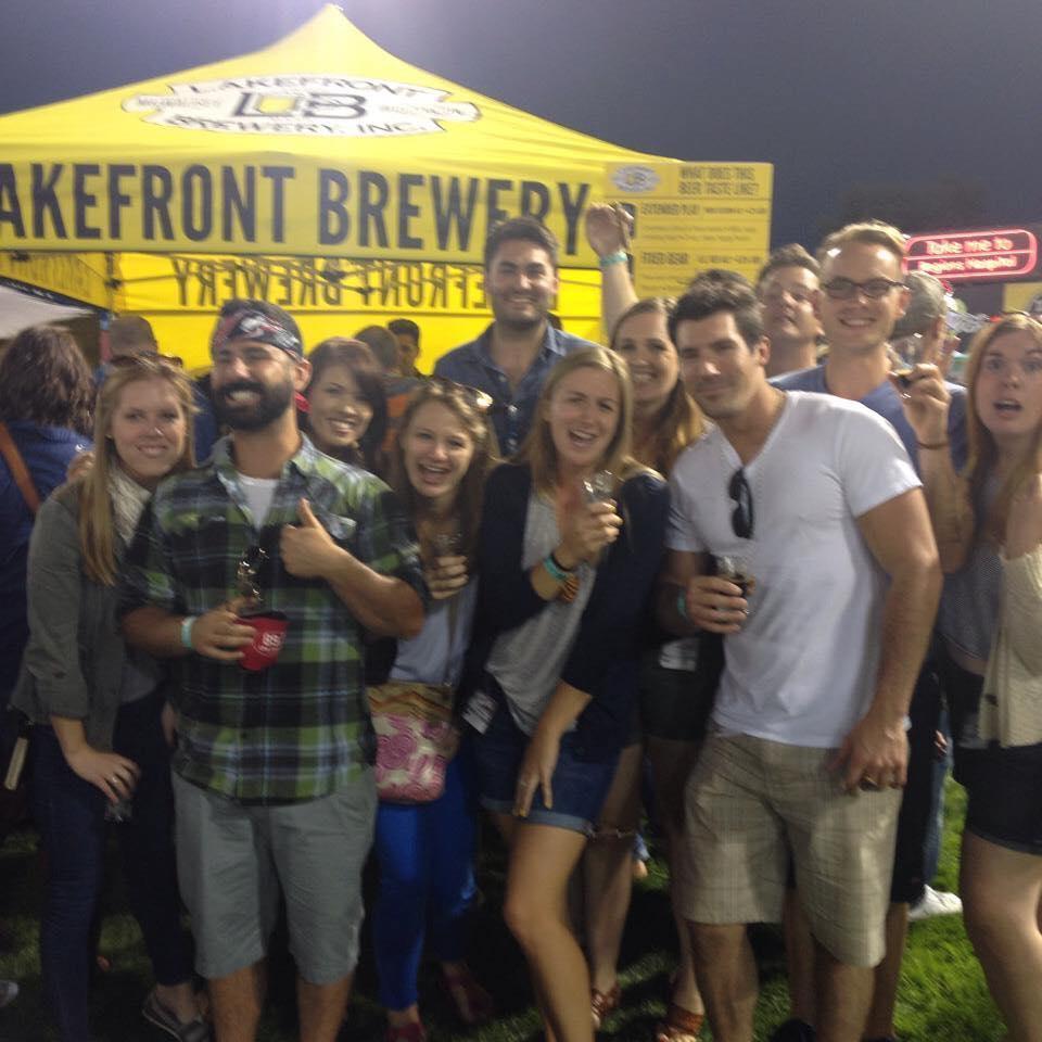The night we met, and found this whole crew of STOUT alum!