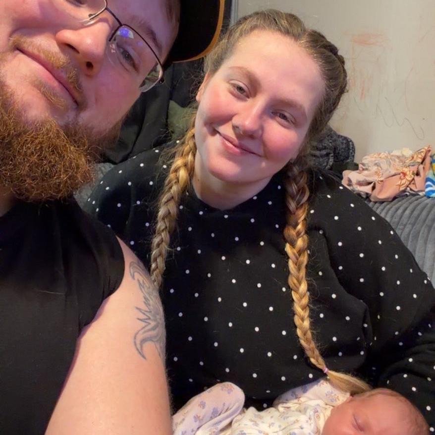 Soaking up baby snuggles