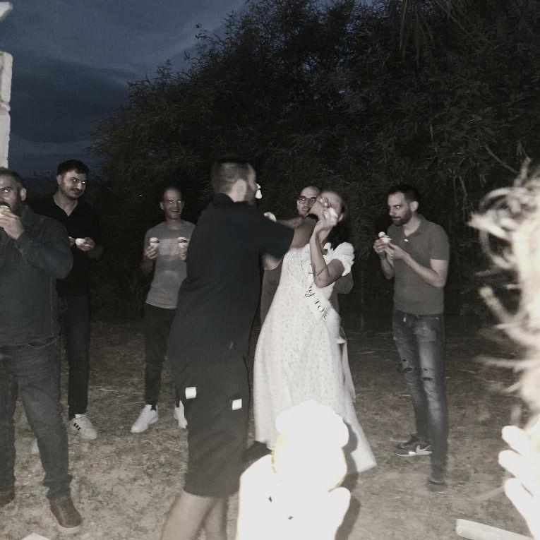 At the gender reveal