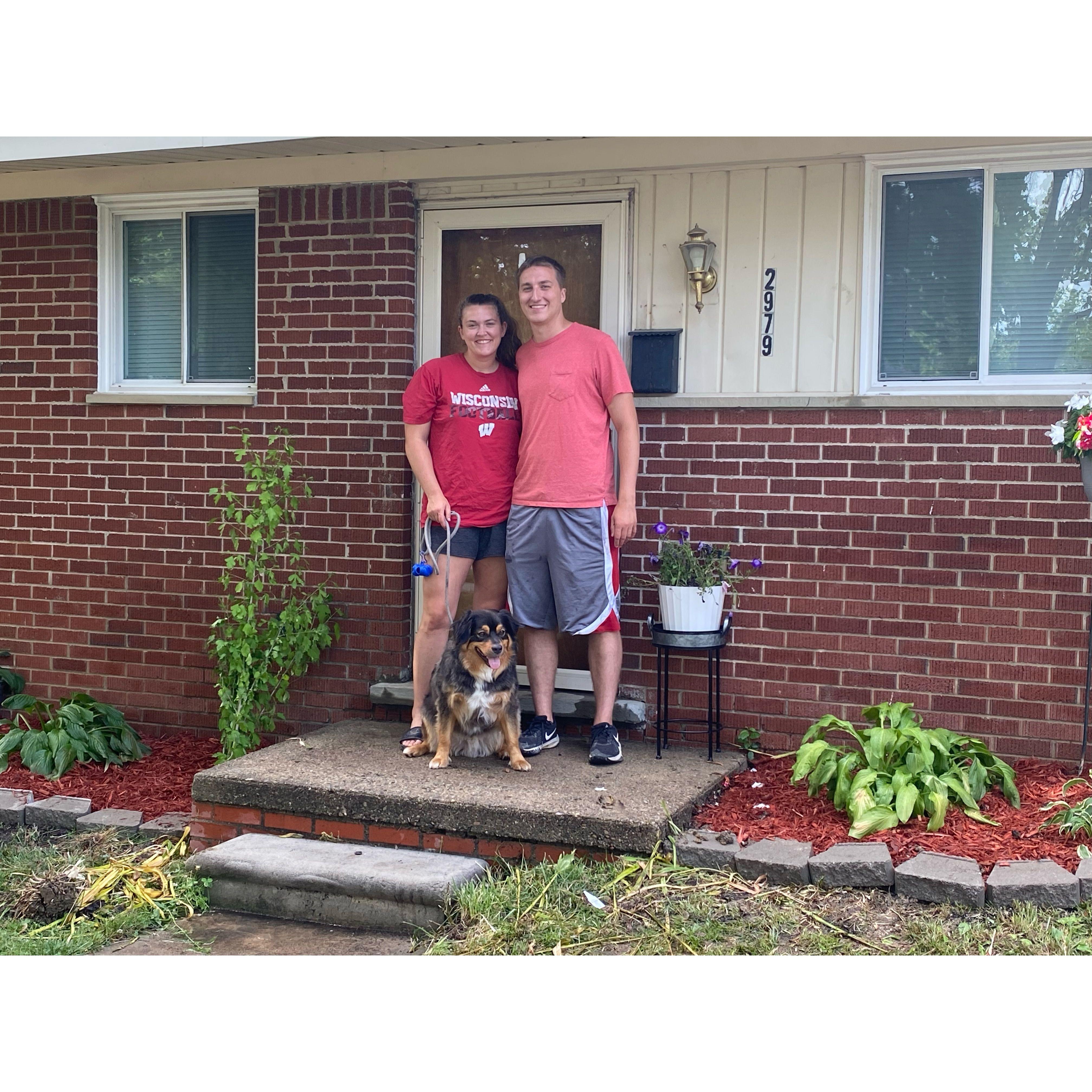 Our first (rental) home together - July 2022