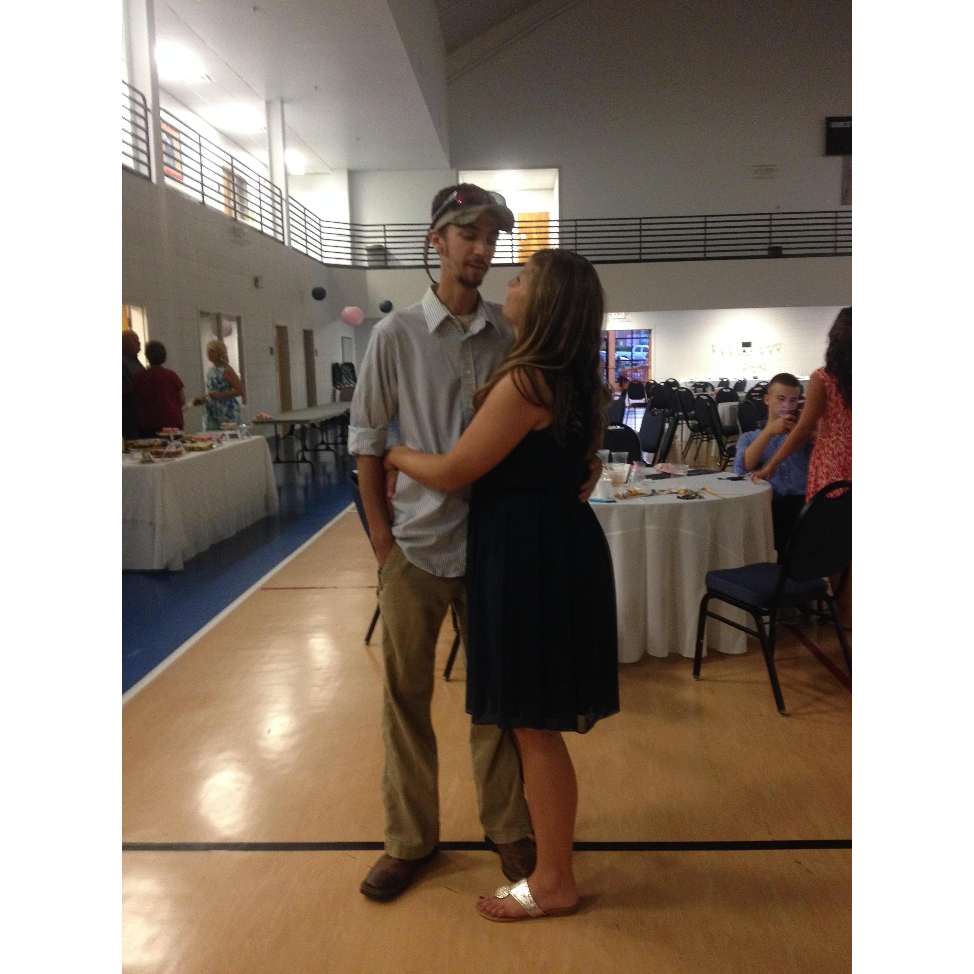 First Wedding we went to. Mr. and Mrs. Cody Sandlin's wedding.