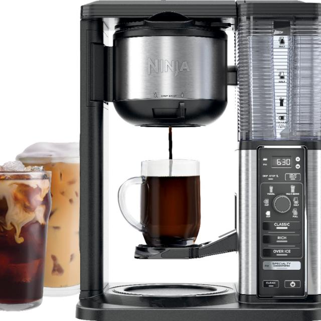 Ninja - 10-Cup Coffee Maker - Black/Stainless Steel