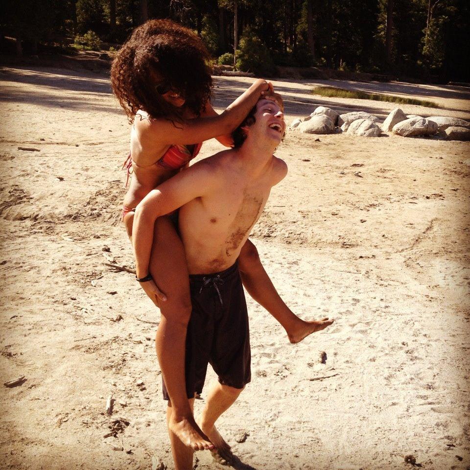 Fun fact: This is Loona trying her best not to let Croakie force her into the lake.