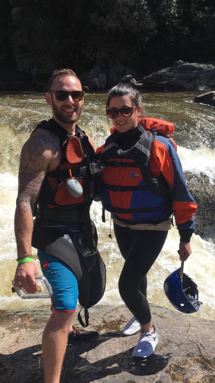 One of our many Chatooga river adventures!