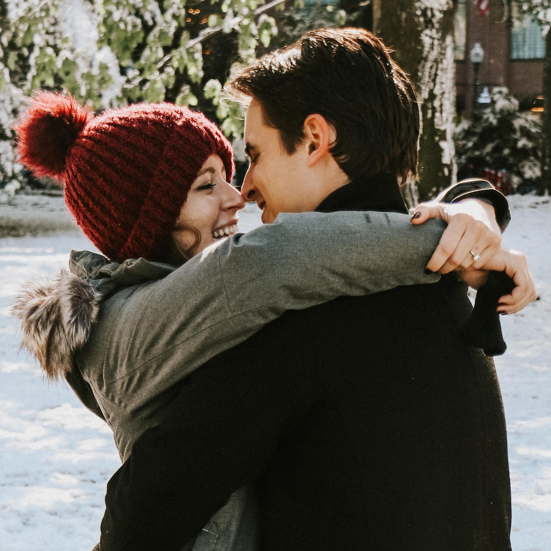 Kevin hired a photographer to capture the proposal and this is one of our favorite shots