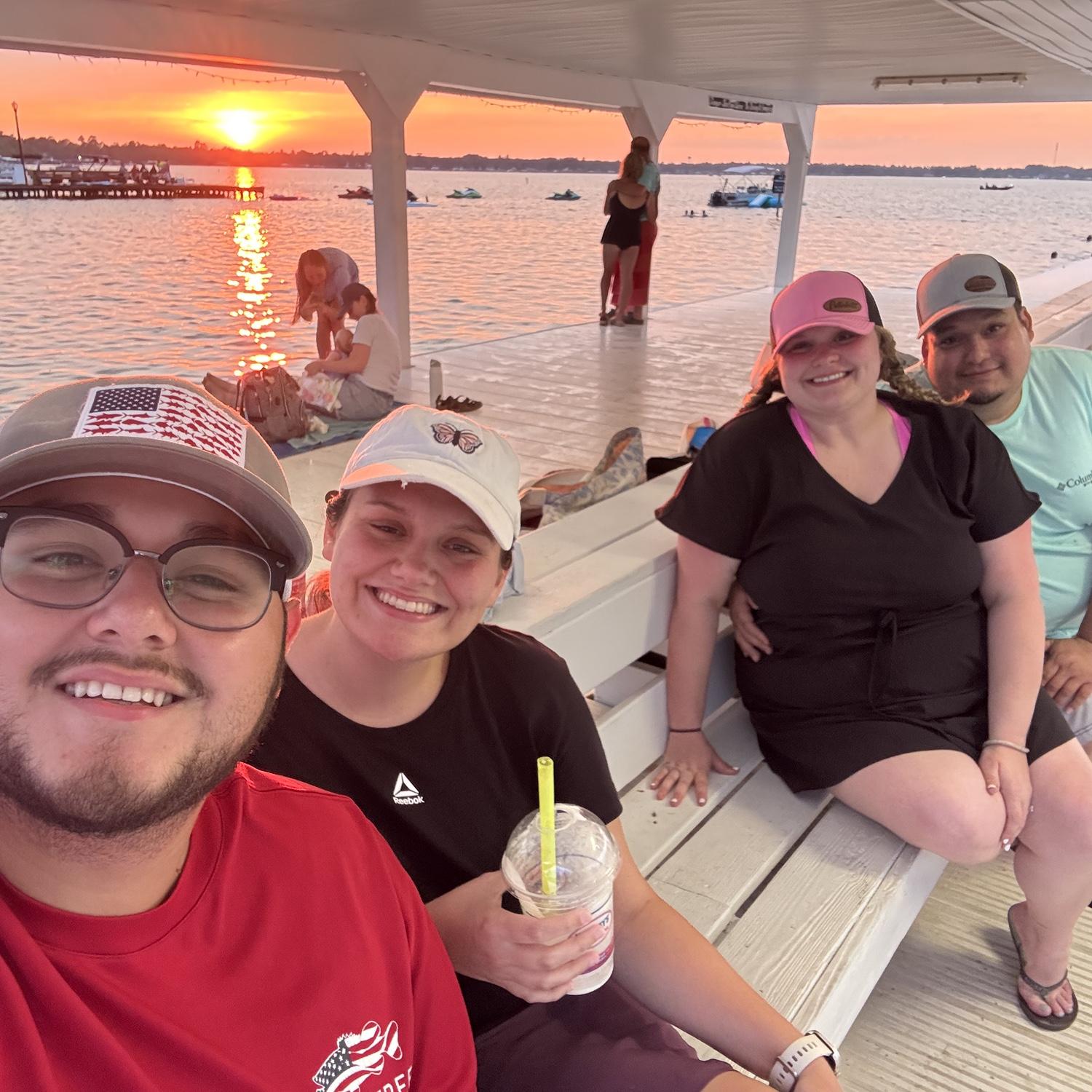 Our first Fourth of July along with Enoc and Lauren!