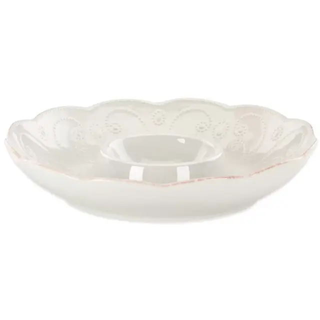 Lenox® French Perle™ Chip and Dip in White