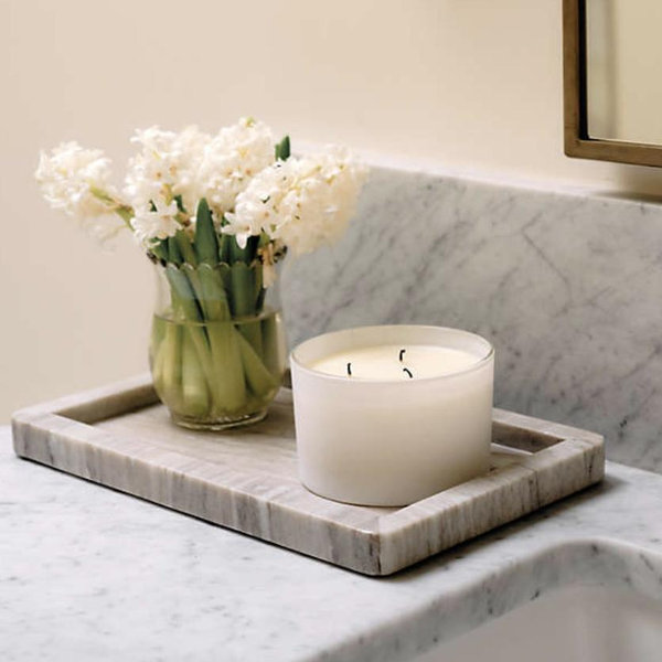 Tuscan Kitchen Marble Rectangular Tray 8.5" x 14"