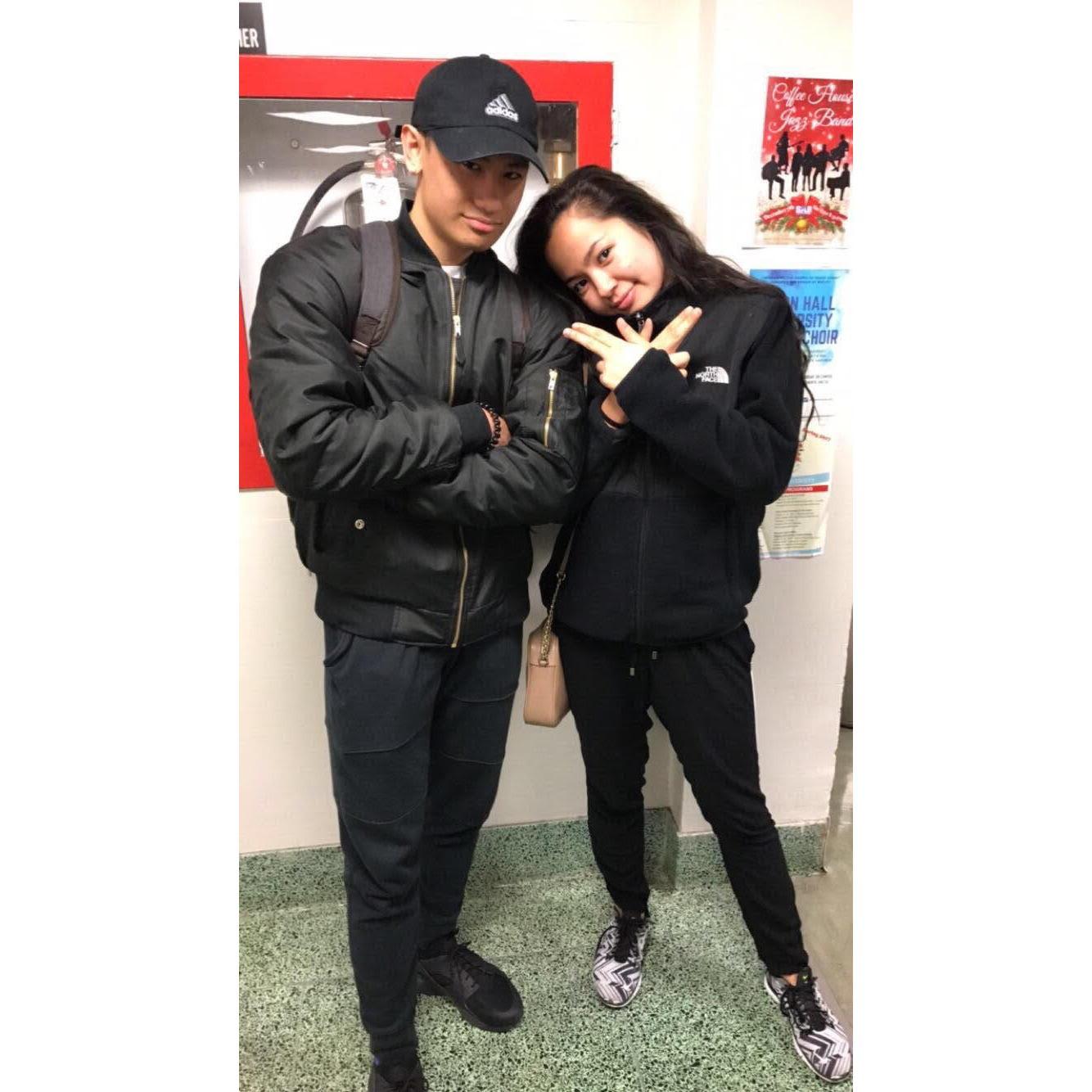 This picture was taken in Boland Hall at Seton Hall University circa 2016!