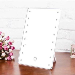 Ovonni 16 LED Lighted Makeup Mirror Touch Screen Adjustable Vanity Tabletop Cosmetic Mirror