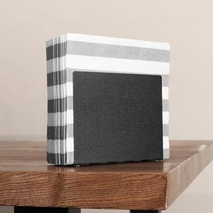 Modern Matte Metal Napkin Holder - Black Napkin Holders For Table - Napkin Holders for Paper Napkins - Kitchen Napkin Holder - Kitchen Accessories - Restaurant and Bar Decor