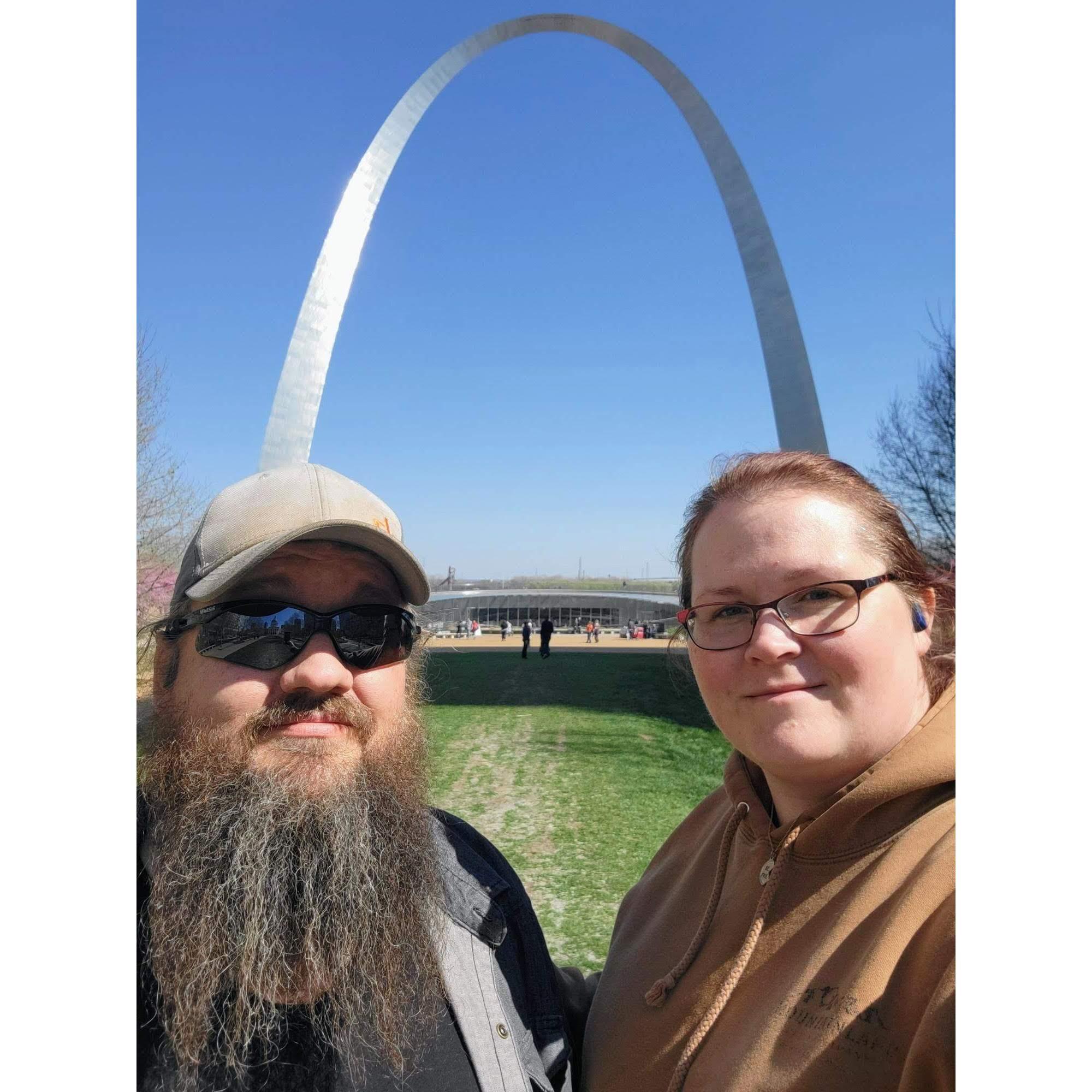 Our Adventure in Missouri - St Louis Arch