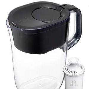 Brita Water Filter 10-Cup Tahoe Water Pitcher Dispenser Black