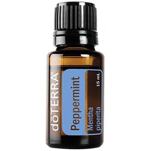 doTERRA - Peppermint Essential Oil - Promotes Clear Breathing, Healthy Respiratory Function, and Digestive Health; for Diffusion, Internal, or Topical Use - 15 mL