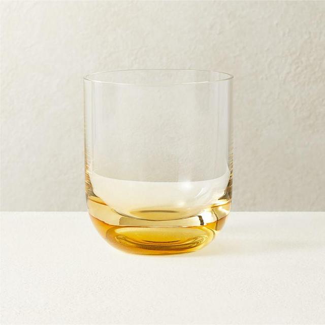 Duval Amber Double Old-Fashioned Glass
