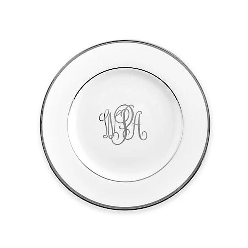 Pickard China - Platinum White Butter Plate