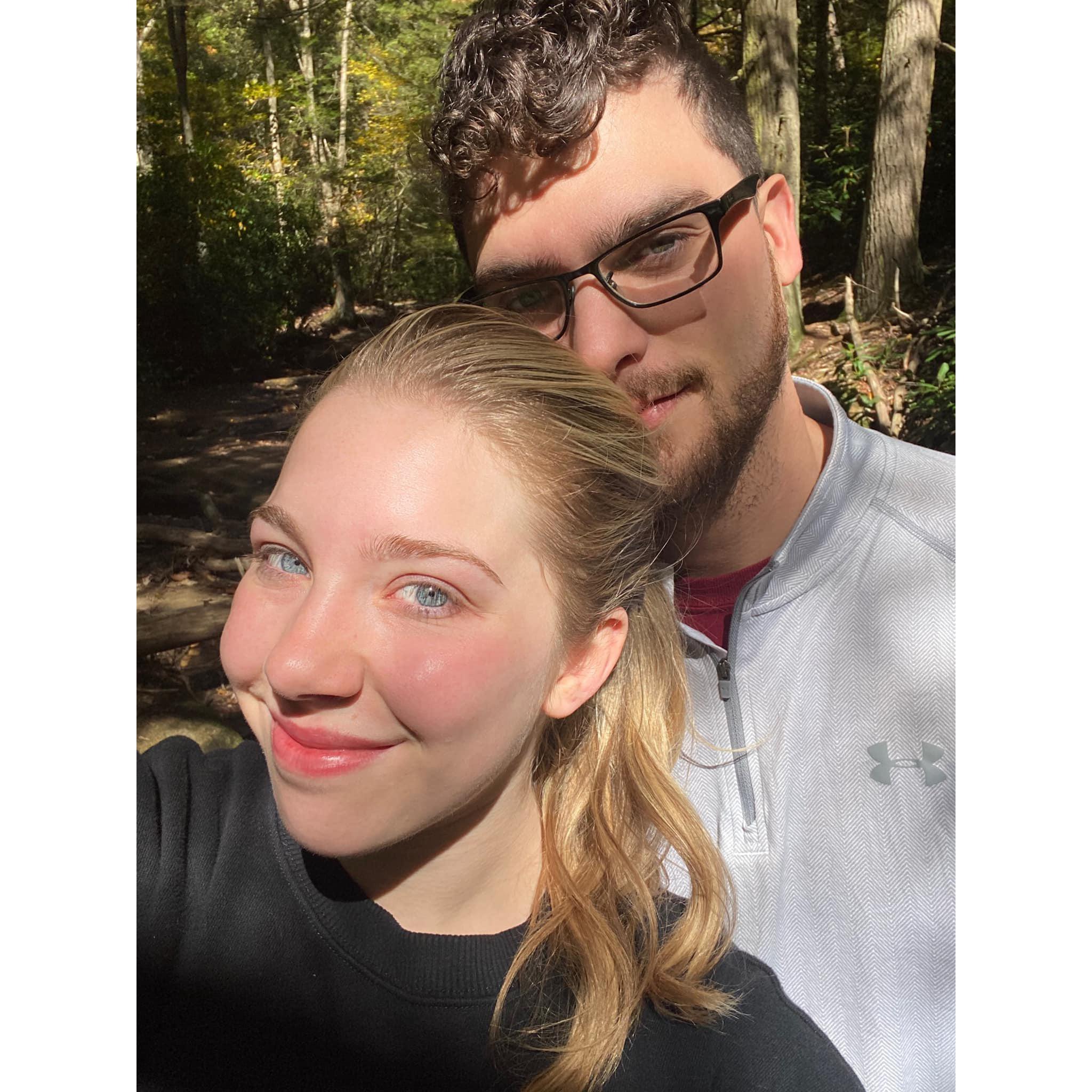 During our short but fun hiking era in 2020