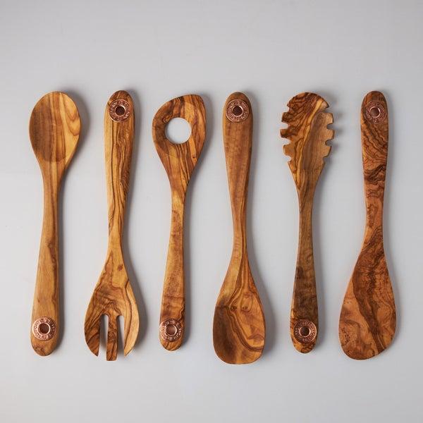 6pc Set of Olivewood Tools