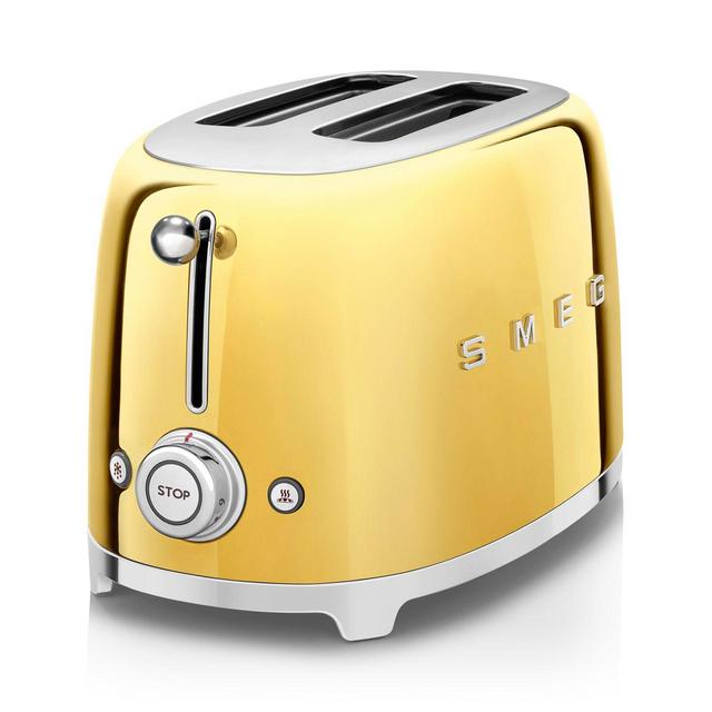 Smeg Gold-Edition 2-Slice Toaster