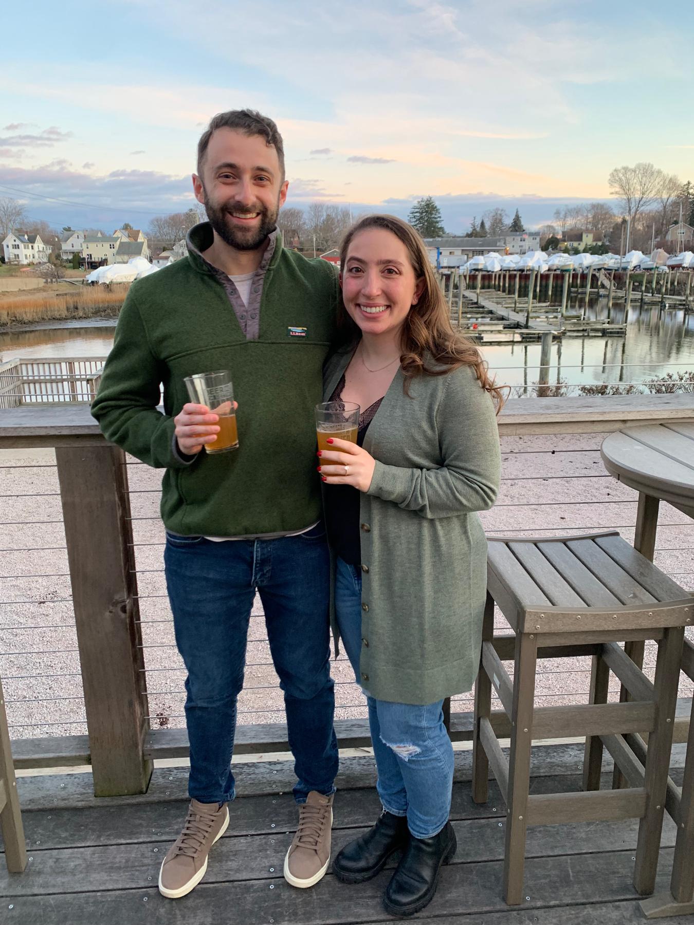 We celebrated after with some of our friends and family at Stony Creek brewery down the road.