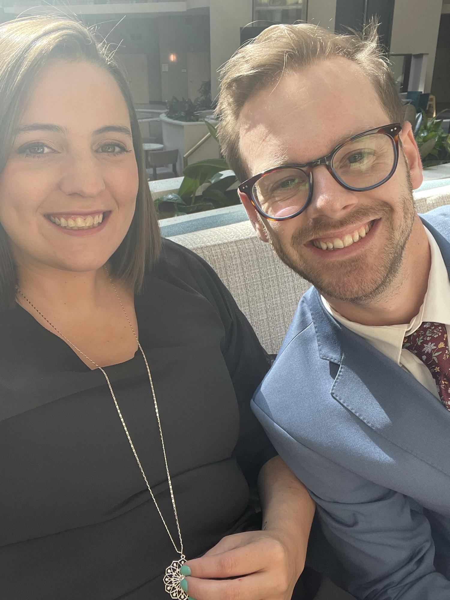 Mimosas before a wedding!