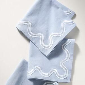 Madeline Embroidered Napkins, Set of 4