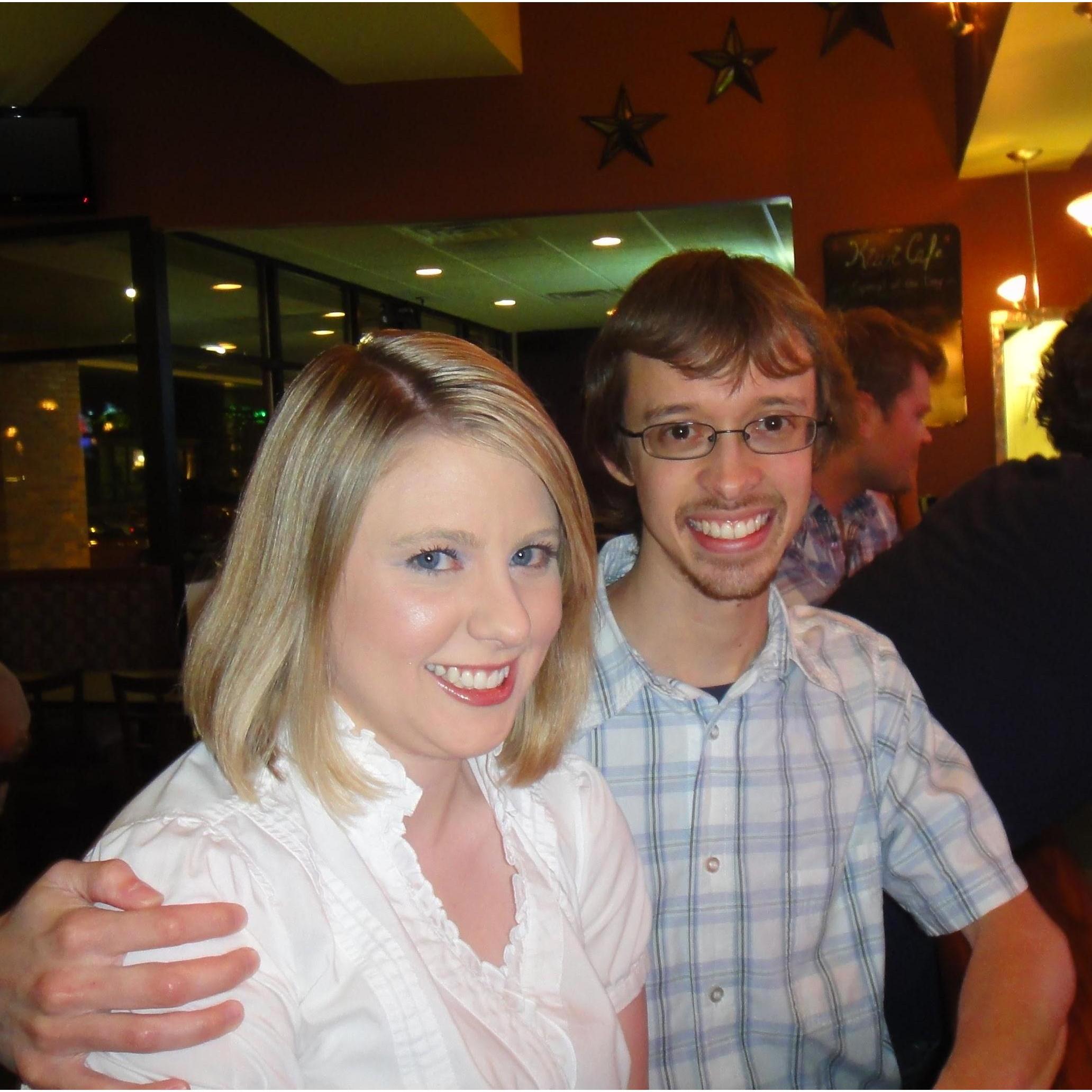 News, crews and brews at Kuma's in Rockford circa 2011.