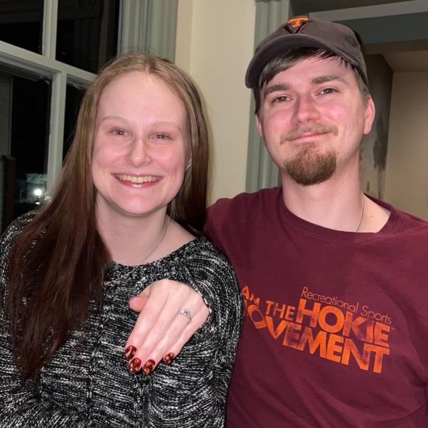 We got engaged! Photo creds to Hallie