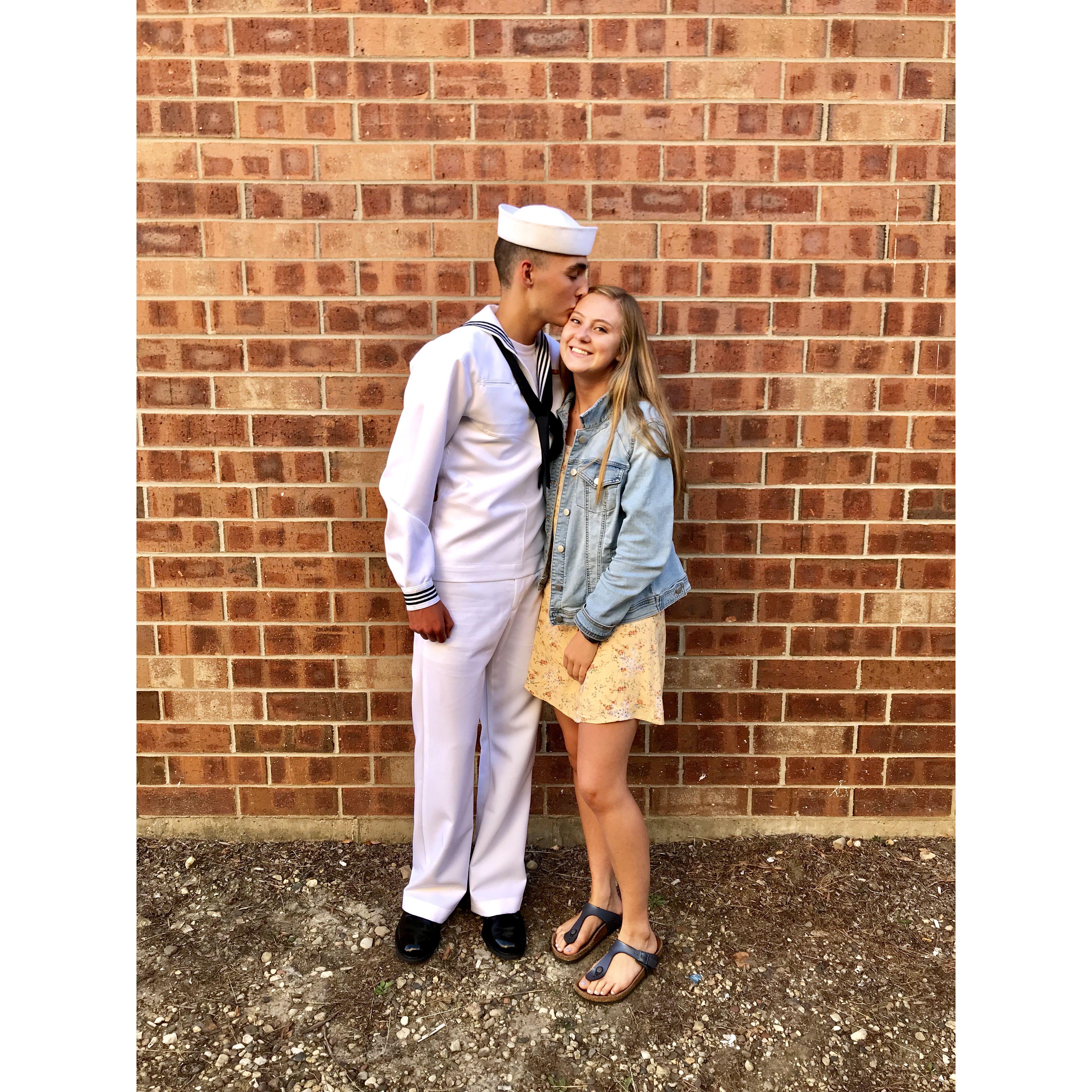 Quinn’s boot camp graduation.