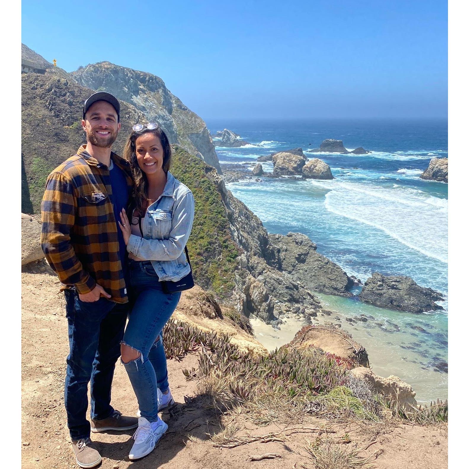 We absolutely love being outdoors, especially near water. This was one of our first trips to Cali together driving along Route 1, where we couldn't keep our eyes off the incredible views.