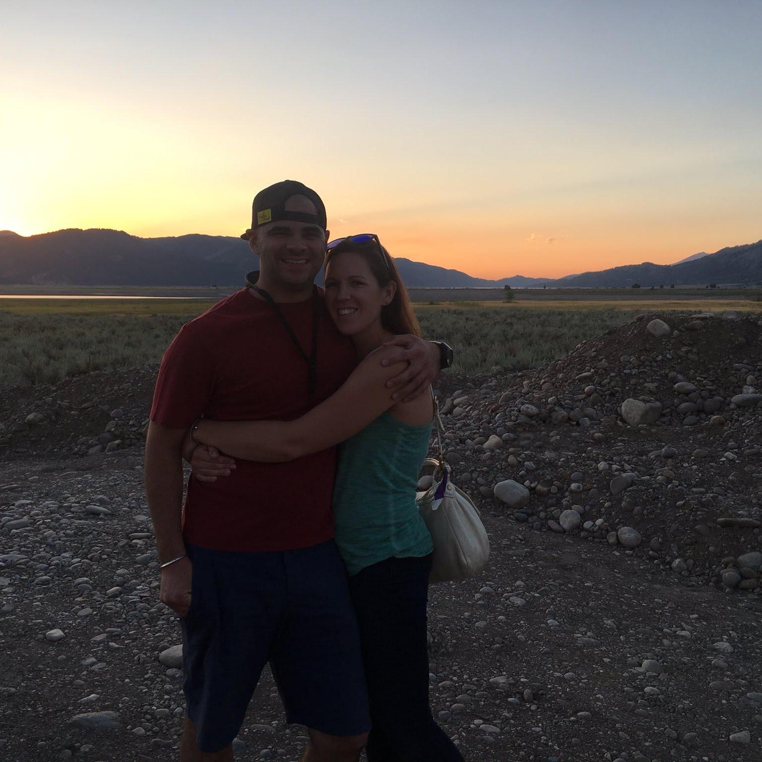 Sunset in Alpine, WY 2016