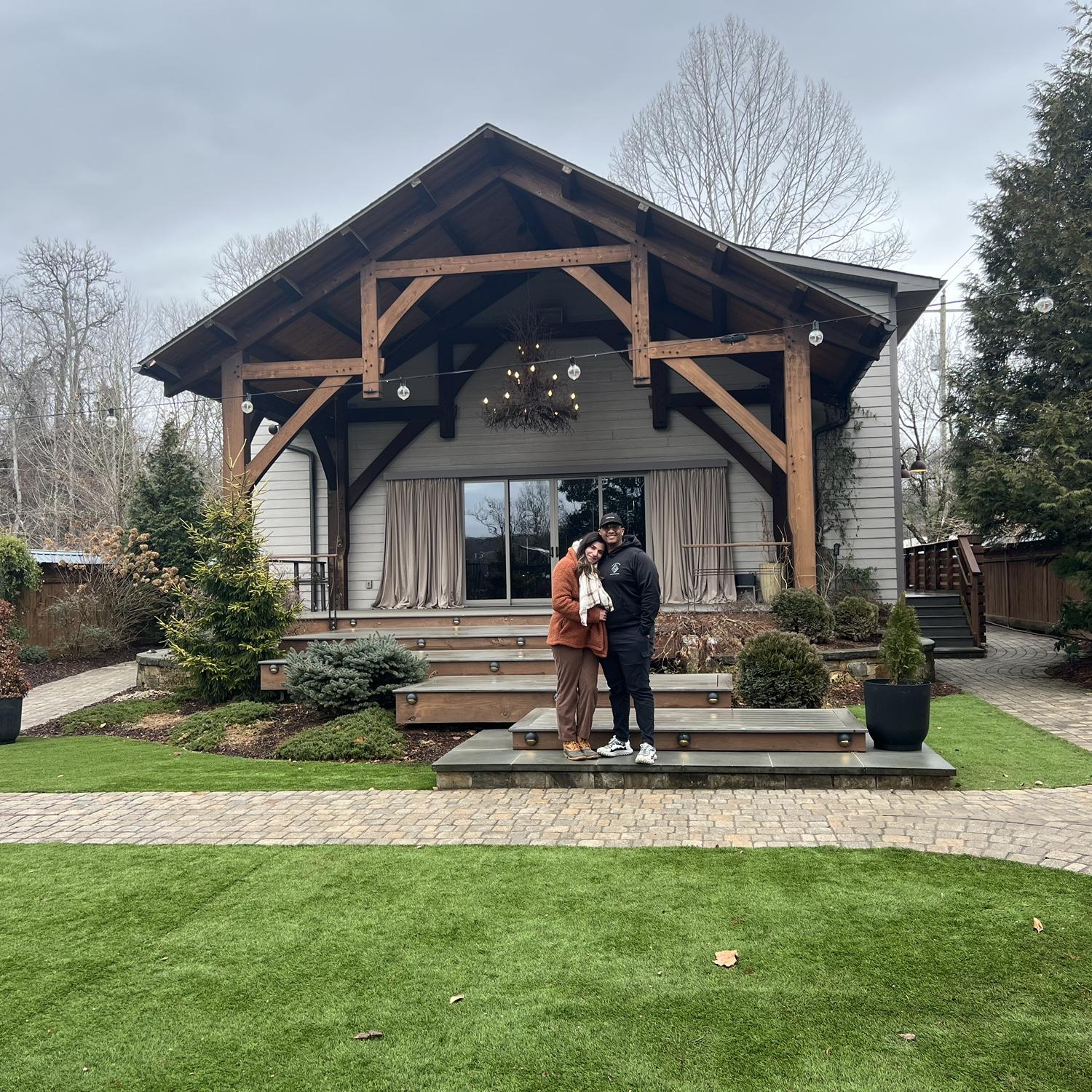 We fell in love with our venue even during the cold, wet winter!
