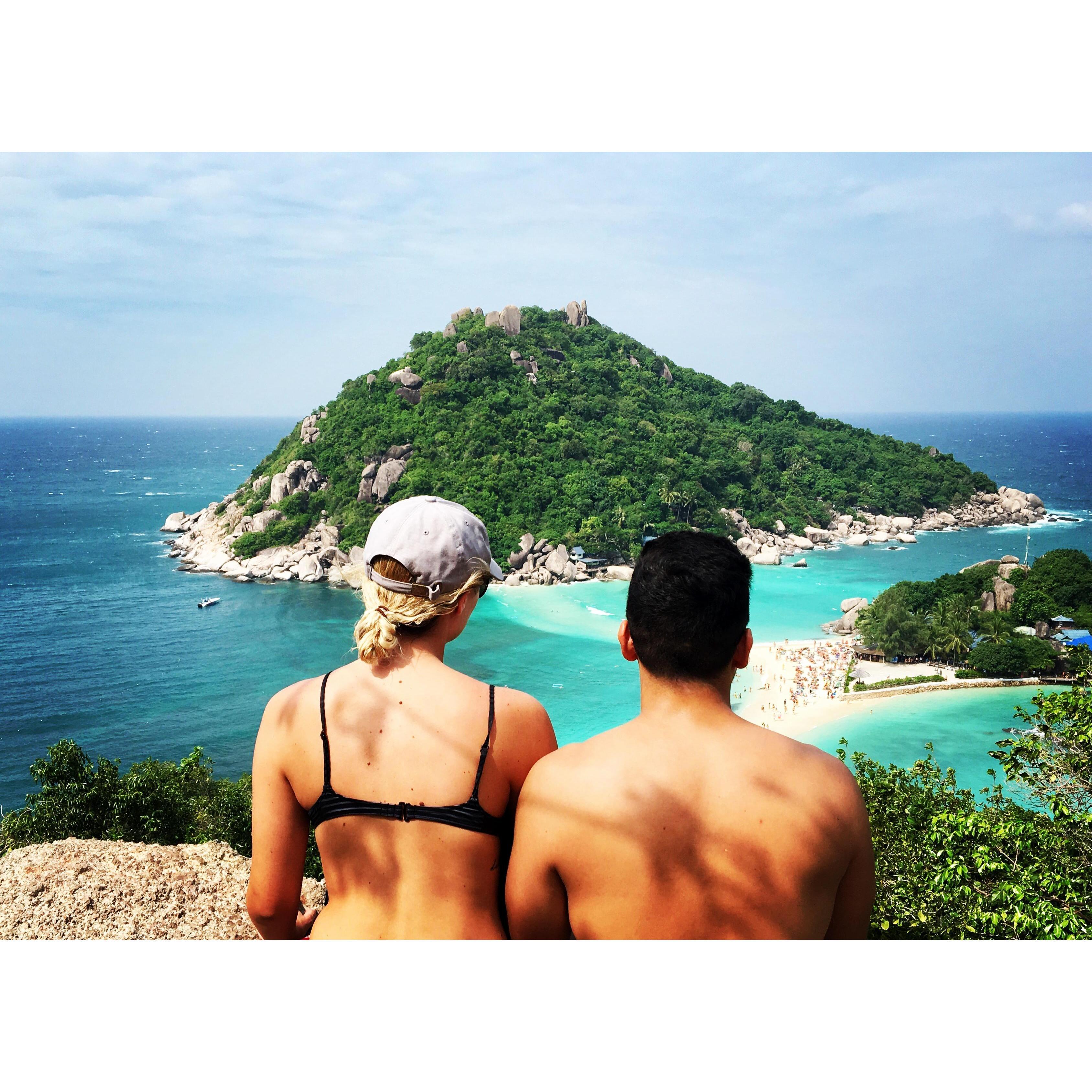 Ko Nang Yuan, Thailand 2016 - We took a long-tail boat out to this small island off the coast of Koh Tao with awe-inspiring views.