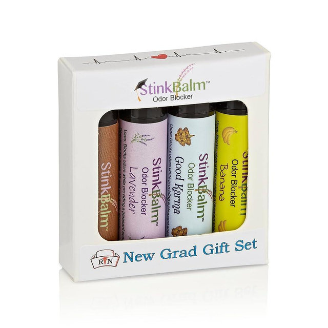 StinkBalm Odor Blocker New Grad Gift Set 4 Pack