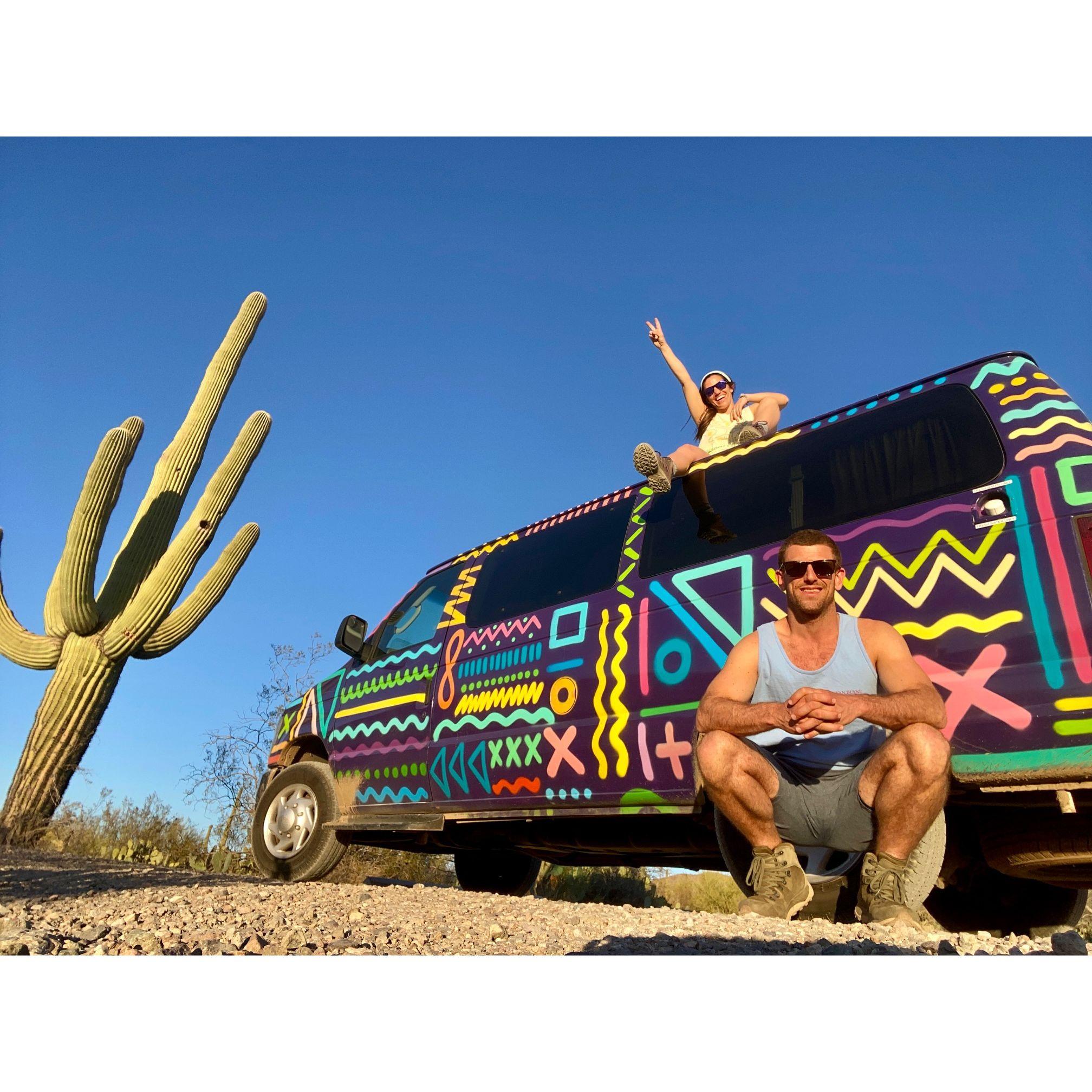 our first campervan trip- 4 states and 6 National Parks.