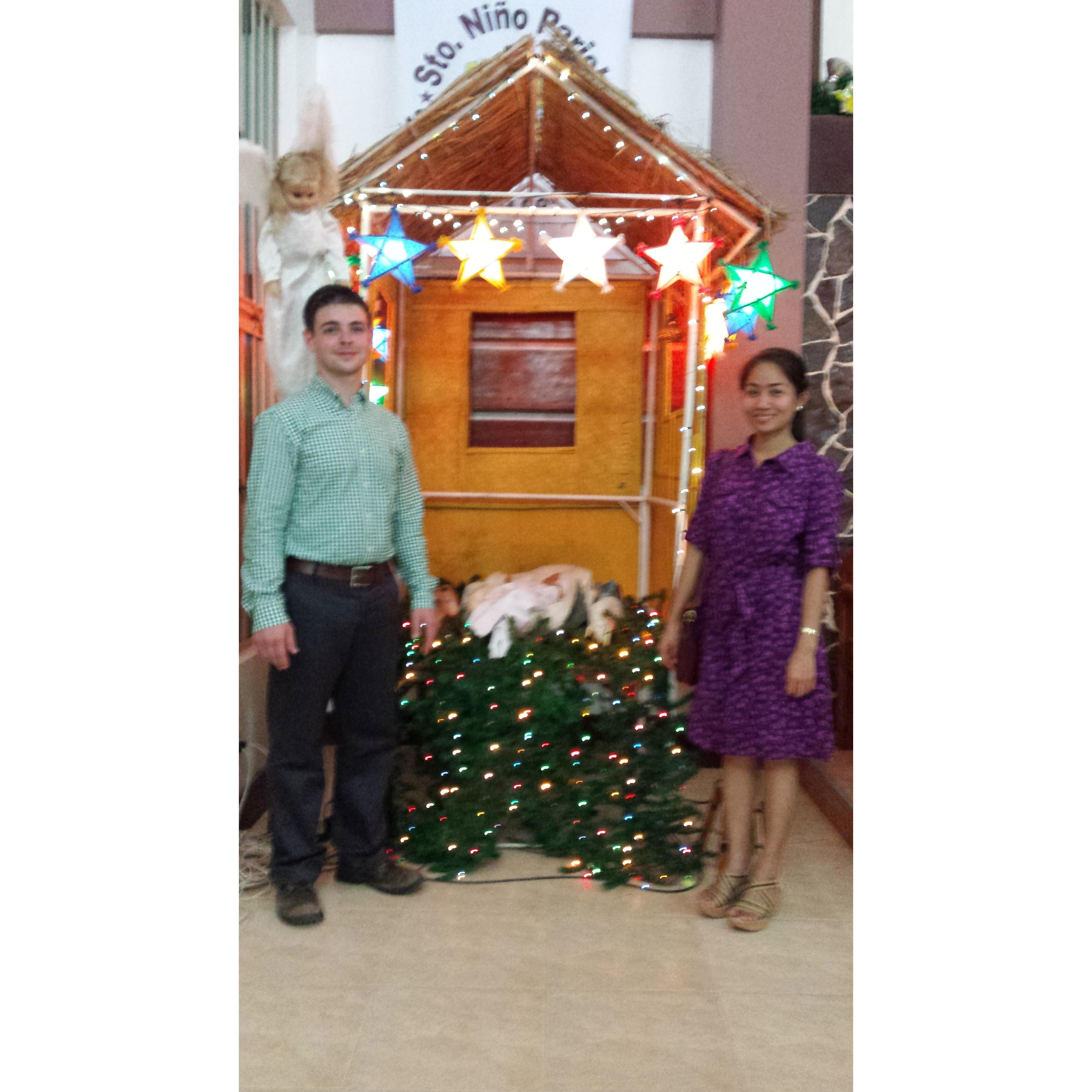 Christmas 2016 in Antique during Cam's first visit.
