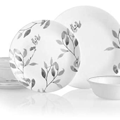 Corelle Misty Leaves 12-pc. Dinnerware Set