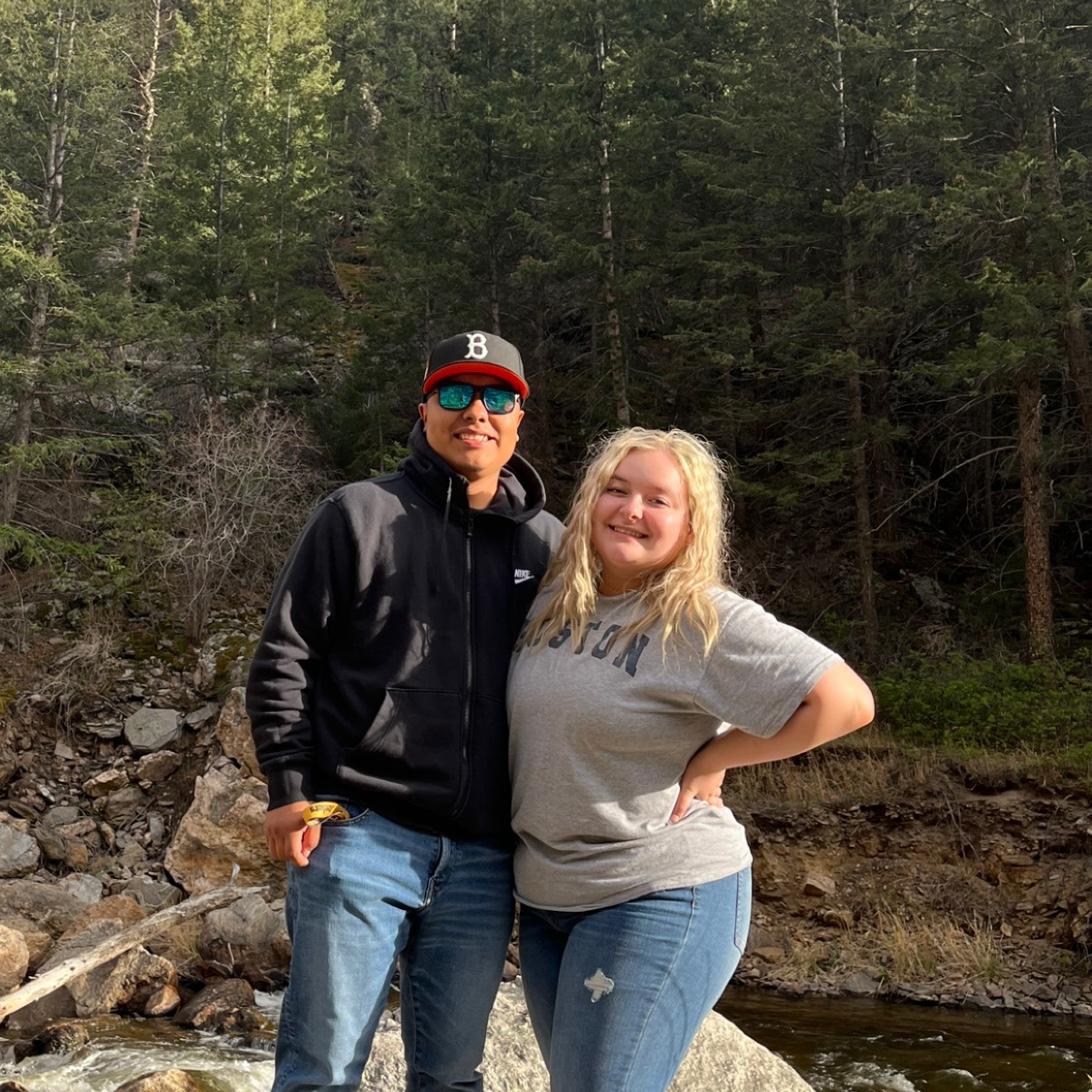 exploring in the mountains