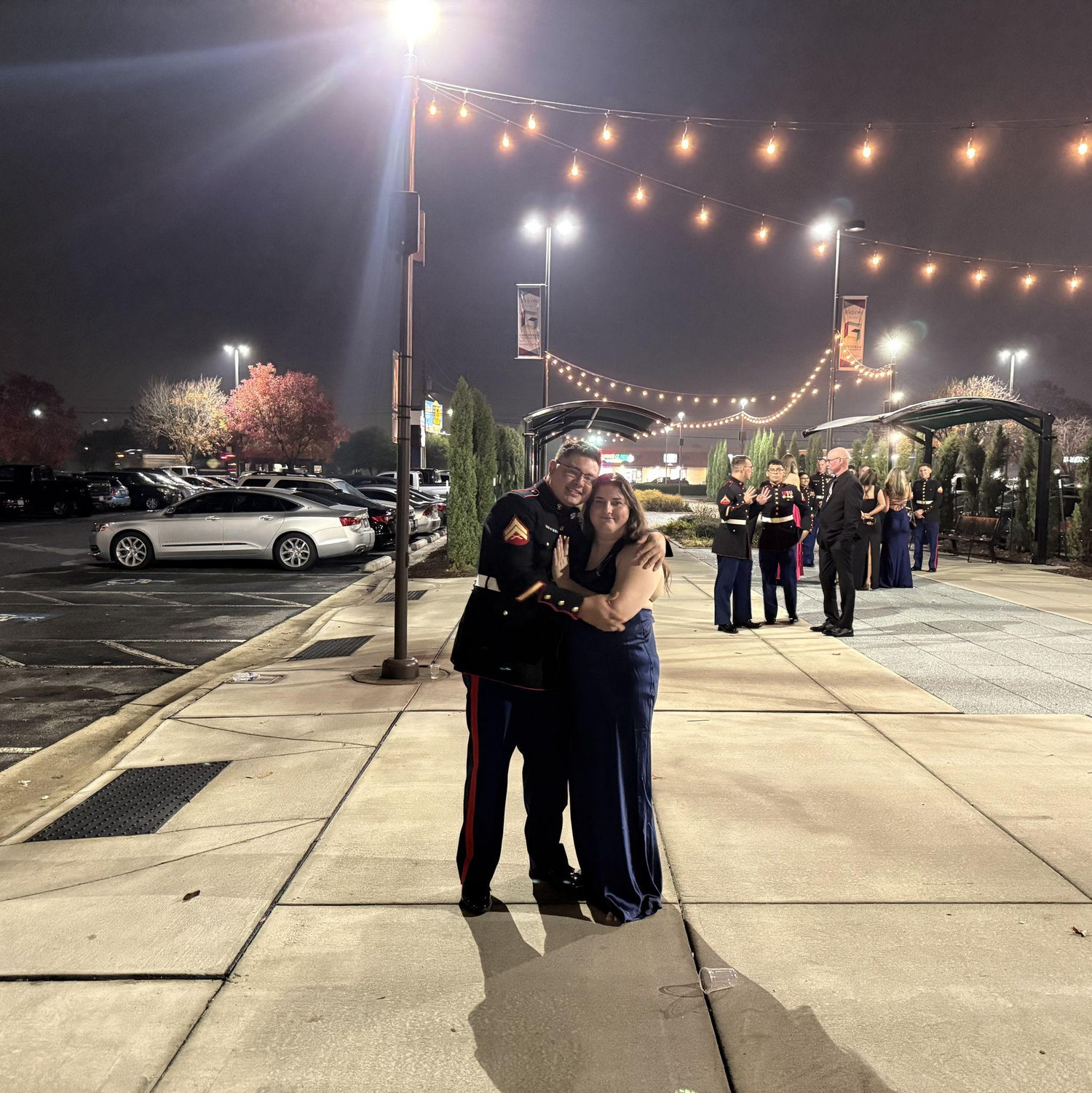 our first military ball together