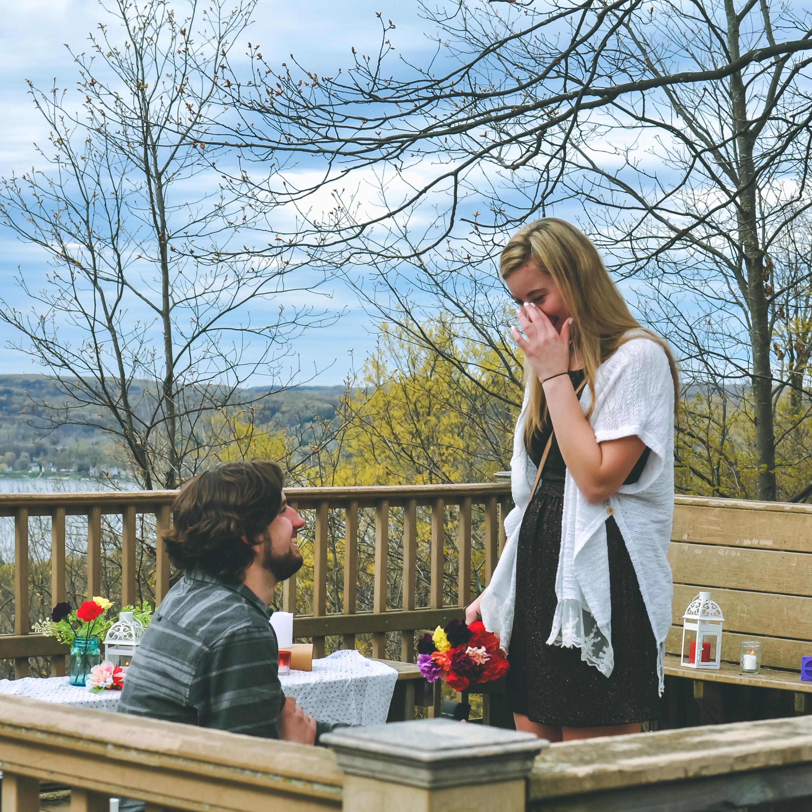 a very emotional proposal