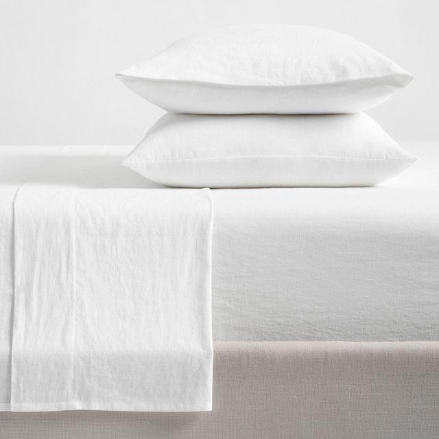 White European Flax Linen/Cotton Sheet Set, Queen