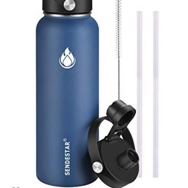 SENDESTAR Insulated Water Bottle, 32 oz (color: cobalt)