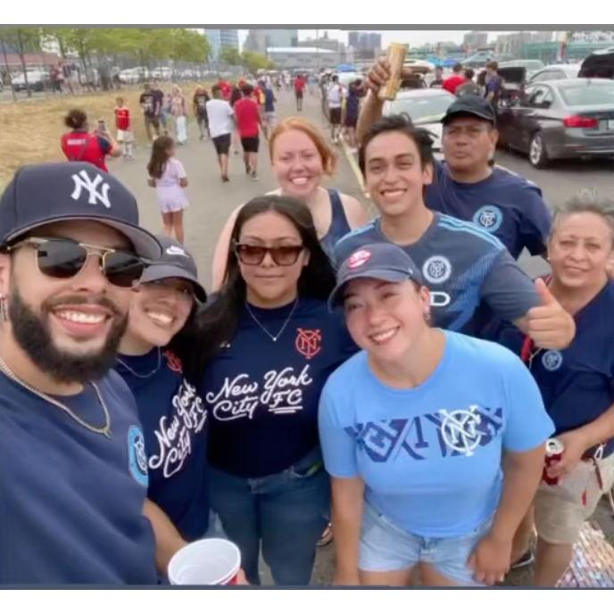 July 2022: NYCFC vs Redbulls soccer game
Juan, Arely, Chelsea, Alexa, Alexis, Chelsea, Memo & Kika