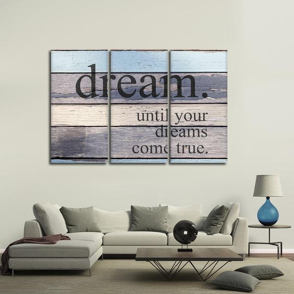 Dreams Come True Multi Panel Canvas Wall Art